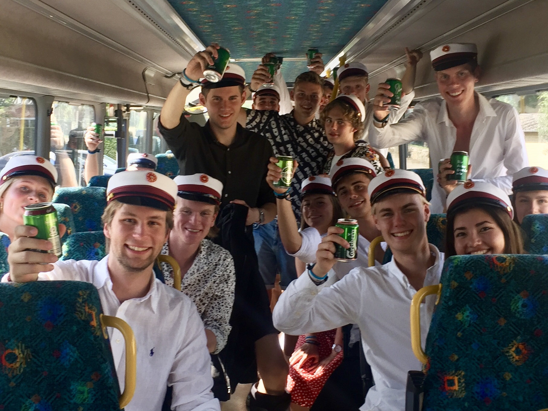 Studenterkørsel 2019 i bus Studenterkørsel i bus 2019